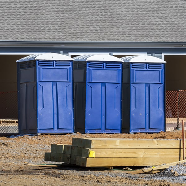 what is the cost difference between standard and deluxe porta potty rentals in Freeport